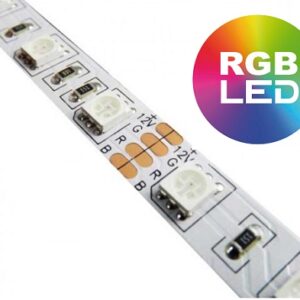 Strip LED 24V 5050 60 Led/mt 14,4w/mt RGB